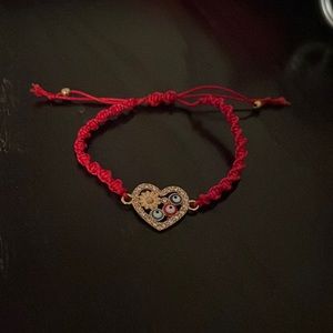 Evil eye adjustable bracelet.